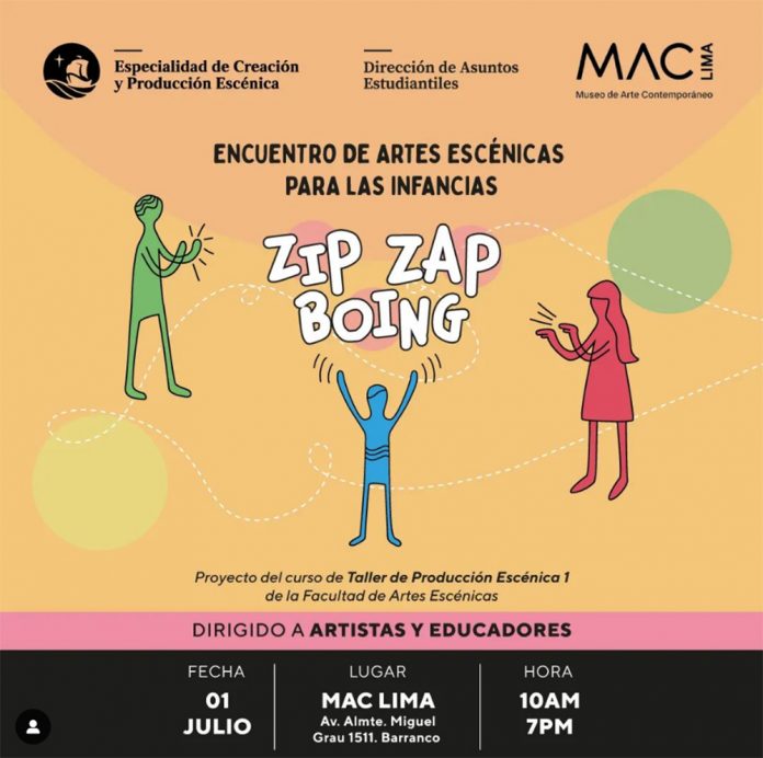 ZIP ZAP BOING: Encuentro de artes escénicas para las infancias