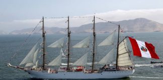 Buque peruano "Unión" dará la vuelta al mundo