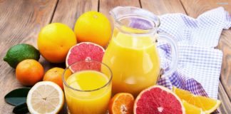 Jugos de cítricos frescos