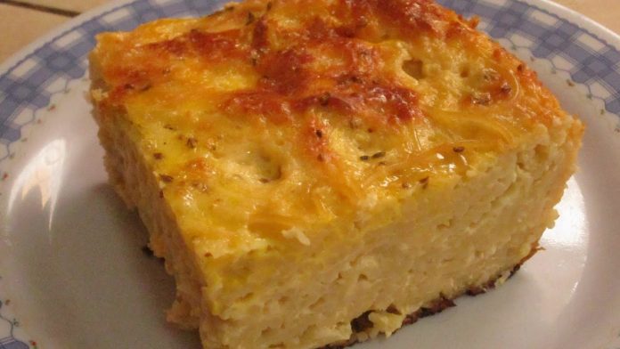 Pastel de tallarines