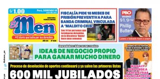 Portada impresa – Diario El Men 09-07-2023
