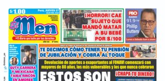 Portada impresa – Diario El Men (27/07/2023) portada el men 27-07-2023