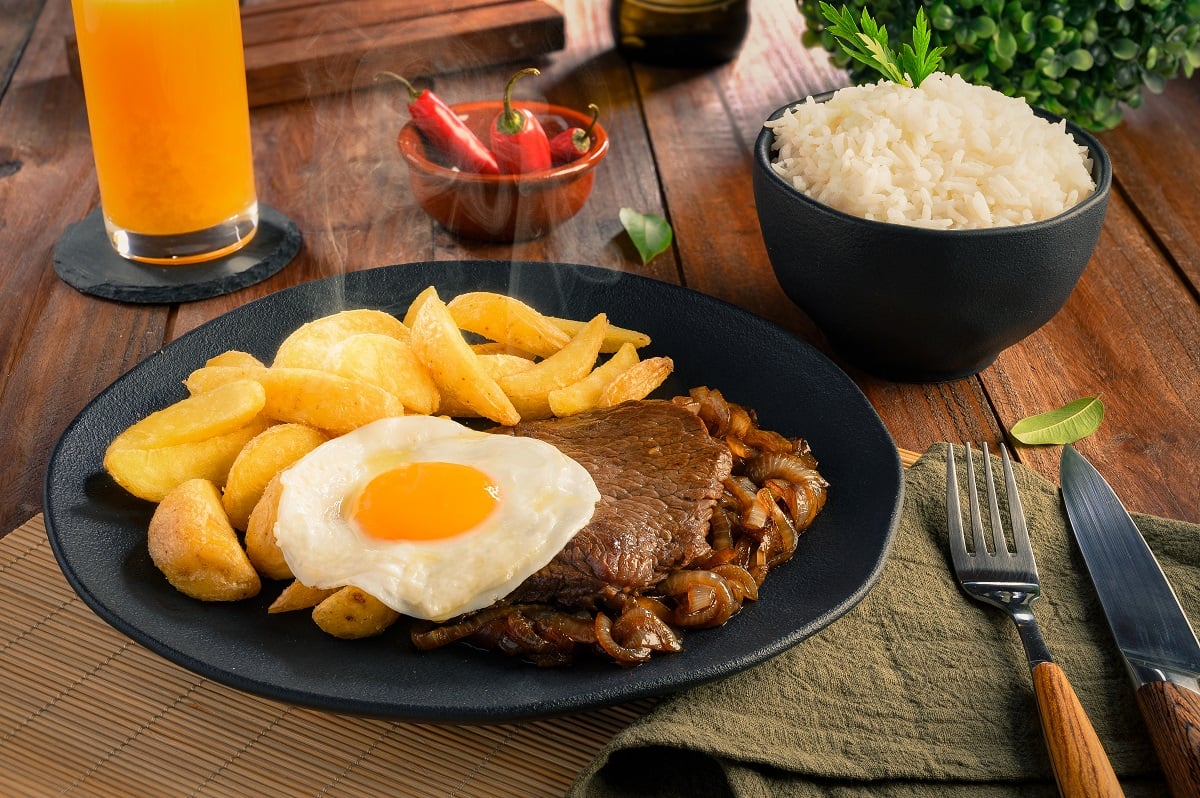 Bistec a lo pobre
