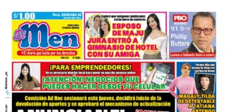 Portada impresa – Diario El Men 06-08-2023
