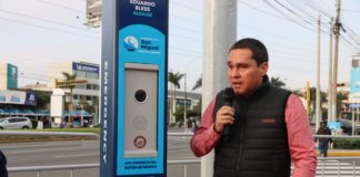 San Miguel presentó nuevo botón de pánico para la seguridad de los vecinos 