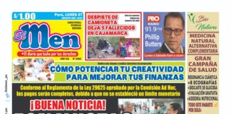 Portada impresa – Diario El Men (07/08/2023) portada el men 07-08-2023