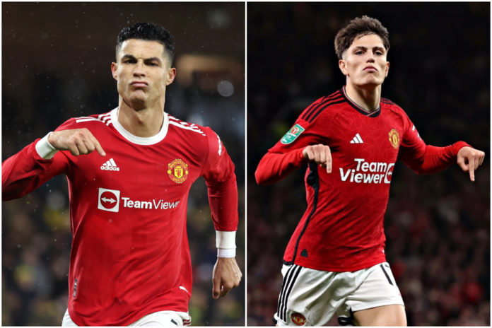 Garnacho anota gol de la victoria del United y celebra a lo Cristiano