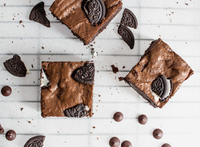 Brownies de oreo