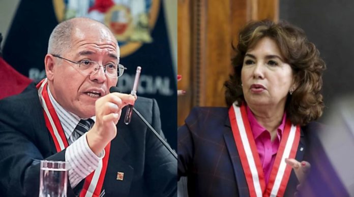 César San Martín y Elvia Barrios