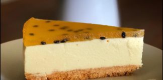 Cheesecake de maracuyá