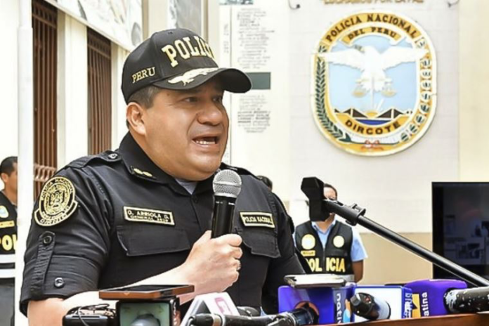 El general PNP Óscar Arriola