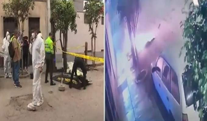 Hallan cadáver calcinado en plena vía de Surquillo Hallan cadáver calcinado en plena vía de Surquillo