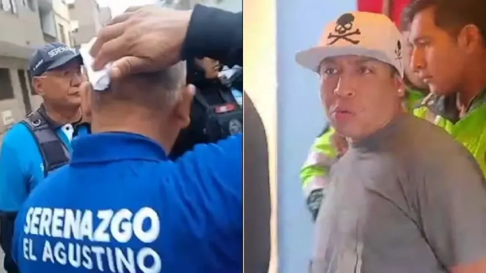 Hombre acuchilla a sereno por pedirle que deje de tomar licor en la vía pública