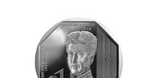 BCR: Coloca en circulación moneda de José de la Mar y Cortázar