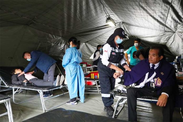 Minsa instala puestos médicos por procesión del Cristo Moreno