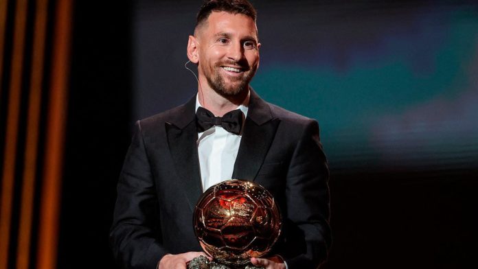 Lionel Messi obtiene su octavo balón de oro