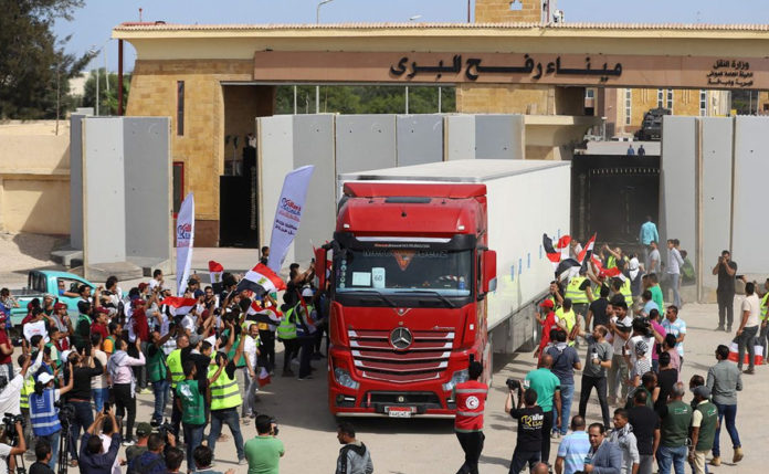 Primer equipo médico de Cruz Roja ingresa a Gaza