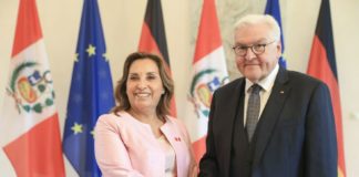 Dina Boluarte se reunió con presidente alemán