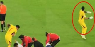 Gallese arrojó celular de hincha por foto con Messi