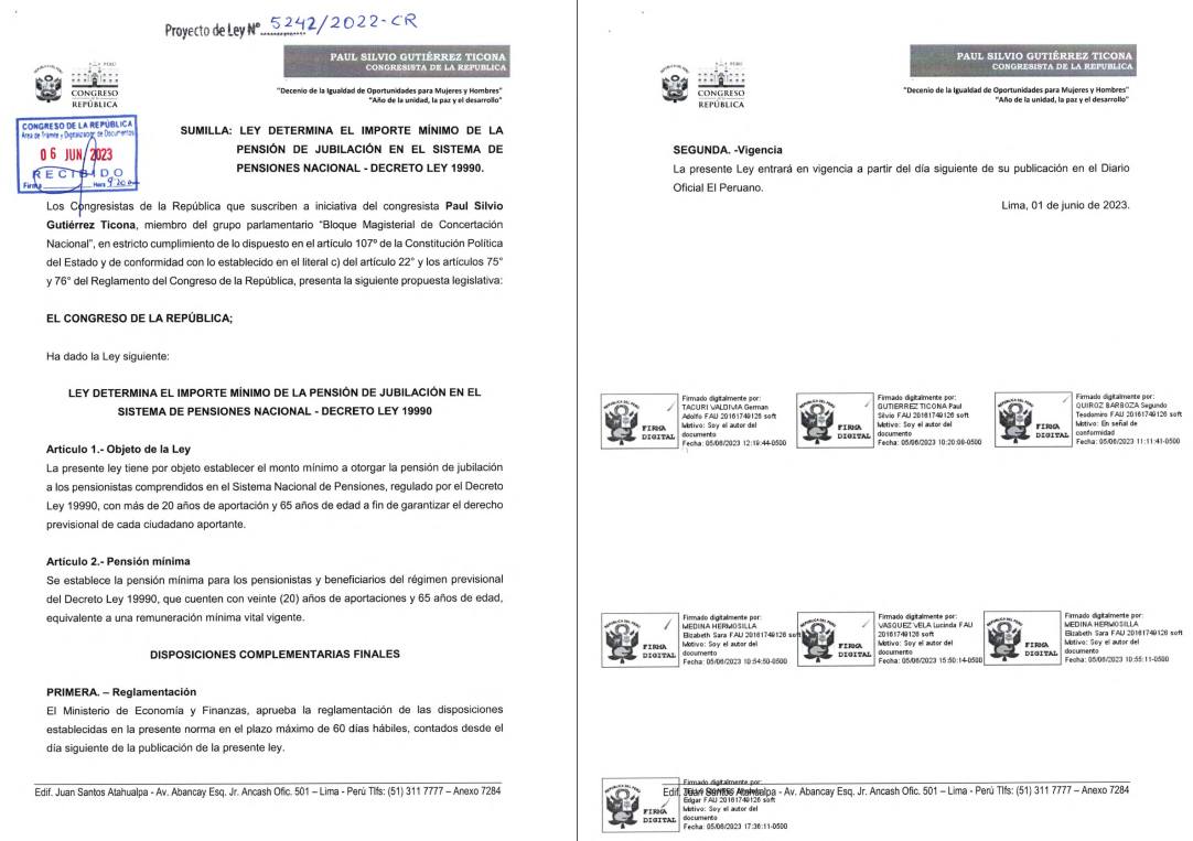 Proyecto de ley 5242:2022