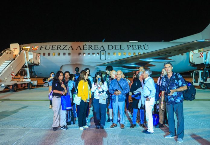 Repatriados llegaron sanos y salvos a Perú