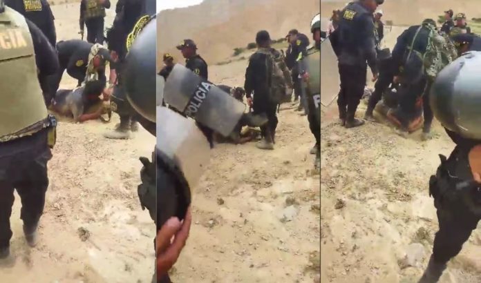 Chincha: PNP detiene violentamente a periodista en un desalojo