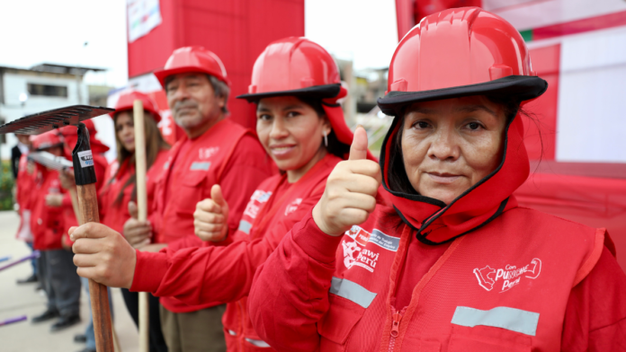 Destinan 896,610 soles para la creación de empleos temporales