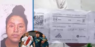 PNP tras los pasos de mujer que estafo con entradas para el Perú vs Argentina