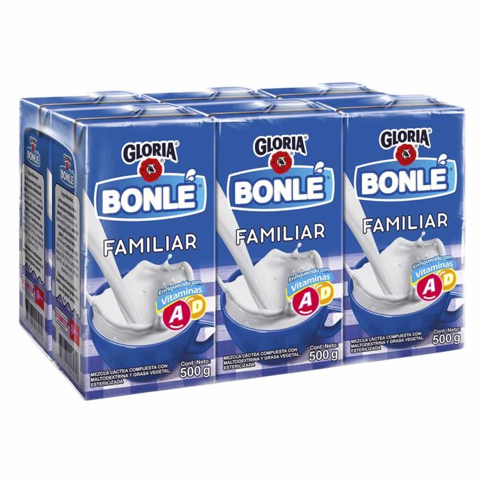 Gloria afirma que su leche Bonlé no representa riesgo para la salud