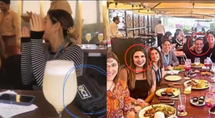La pistola estaba en una funda de cuero delante de todos en local de Miraflores