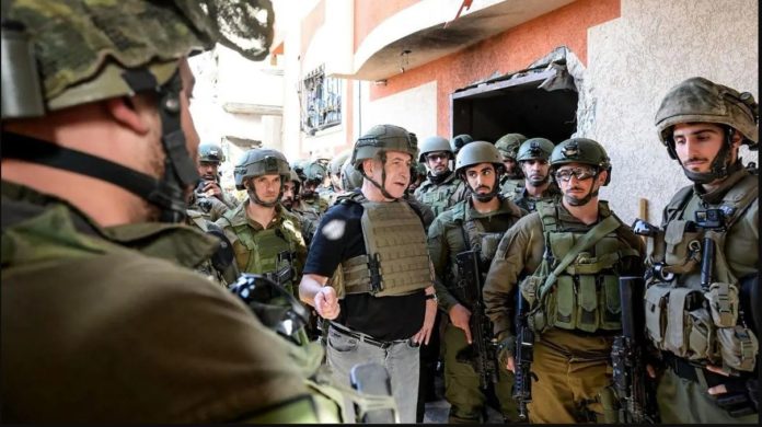 Netanyahu entró a la Franja de Gaza