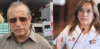 Nicanor Boluarte y Dina Boluarte