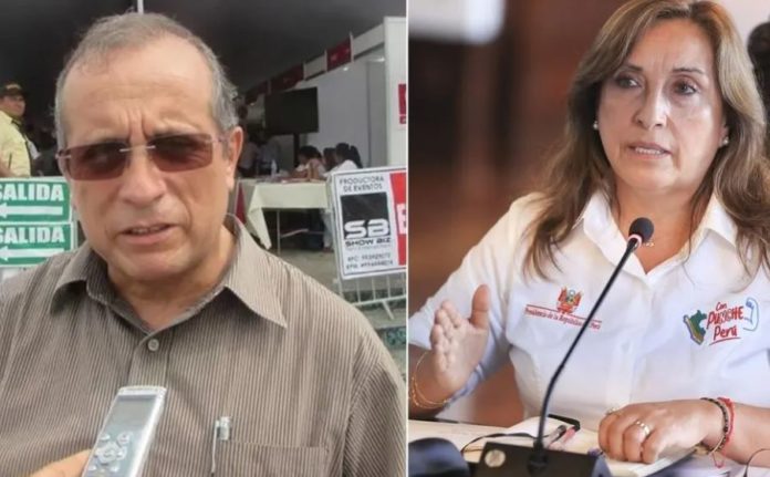 Nicanor Boluarte y Dina Boluarte