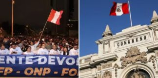 Movilización para que se apruebe el retiro de AFP llegó al congreso