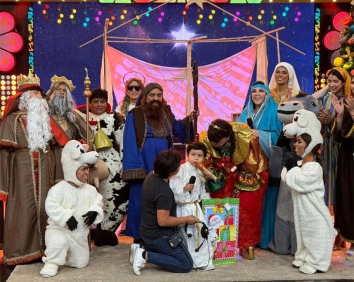 Gael Pimentel hace su debut en la televisión por navidad