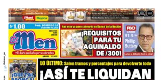 Portada Diario El Men (10/12/2023)
