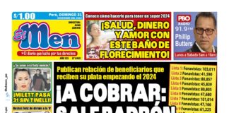 Portada Diario El Men (31/12/2023)