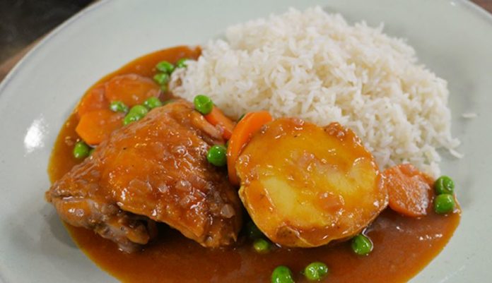 estofado de pollo
