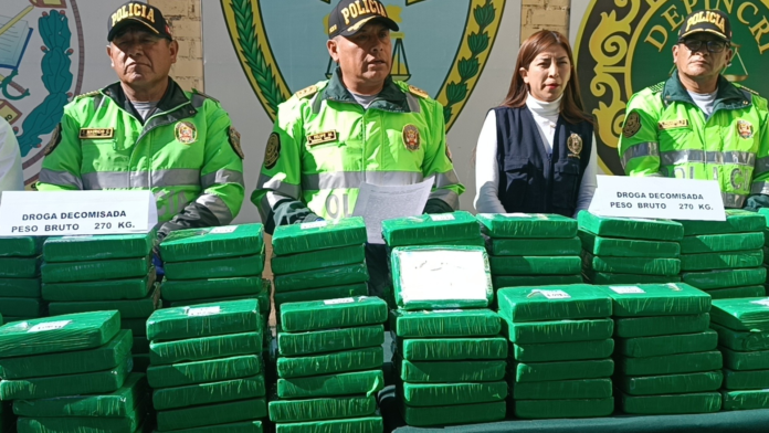 Puno: Policía incauta más de 270 kg de droga que iba hacia Bolivia Puno: Policía incauta más de 270 kg de droga que iba hacia Bolivia
