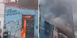 Incendio en Mesa redonda: Bomberos lograron controlar el siniestro