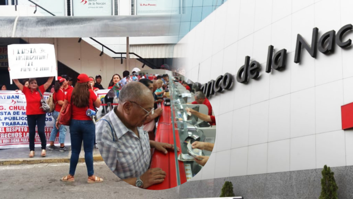 Paro de trabajadores del BN: Pensionistas no podrán hacer el retiro de su dinero