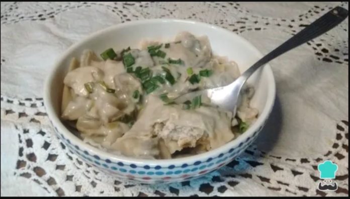 ravioles de pollo