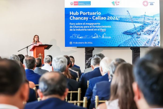 Boluarte: “Perú va camino a ser el hub portuario de Sudamérica”