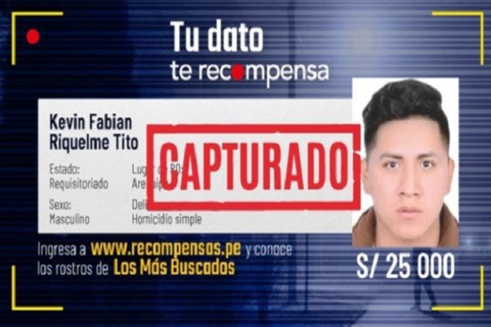 Capturan a prófugo requerido por homicidio calificado en Arequipa