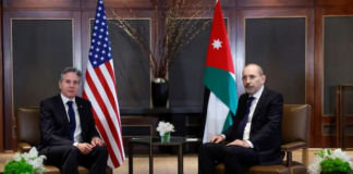 Blinken llegó a Jordania en gira por Oriente Medio