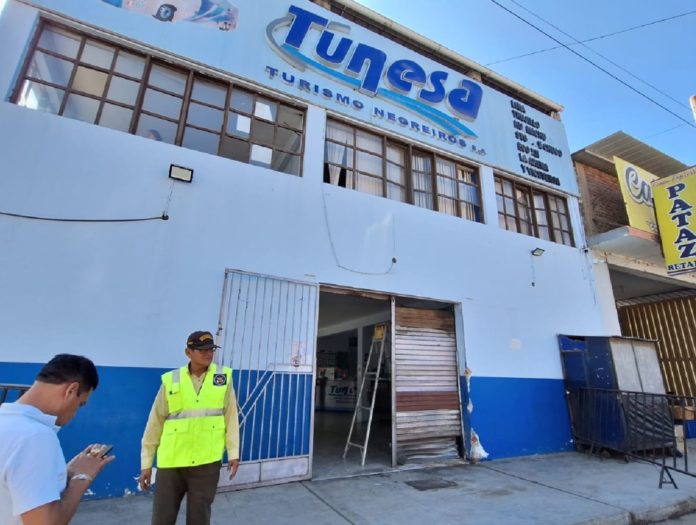 Detonan explosivo en empresa de transportes en Trujillo.