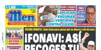 Portada Diario El Men (12/01/2024)