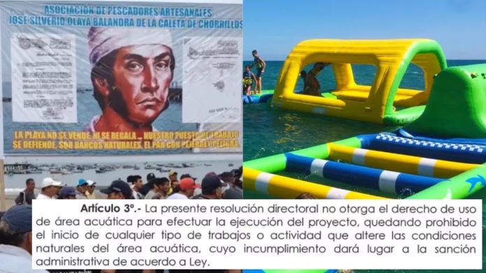 Olaya Park: el parque acuático que pondría en riesgo el ecosistema marino
