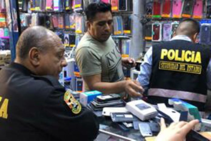 SMP: PNP incauta 600 dispositivos móviles de dudosa procedencia