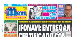 Portada Diario El Men (20/01/2024) Portada diario el Men 20-01-24